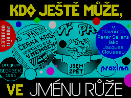Jmeno Ruze (1991)(Proxima Software)